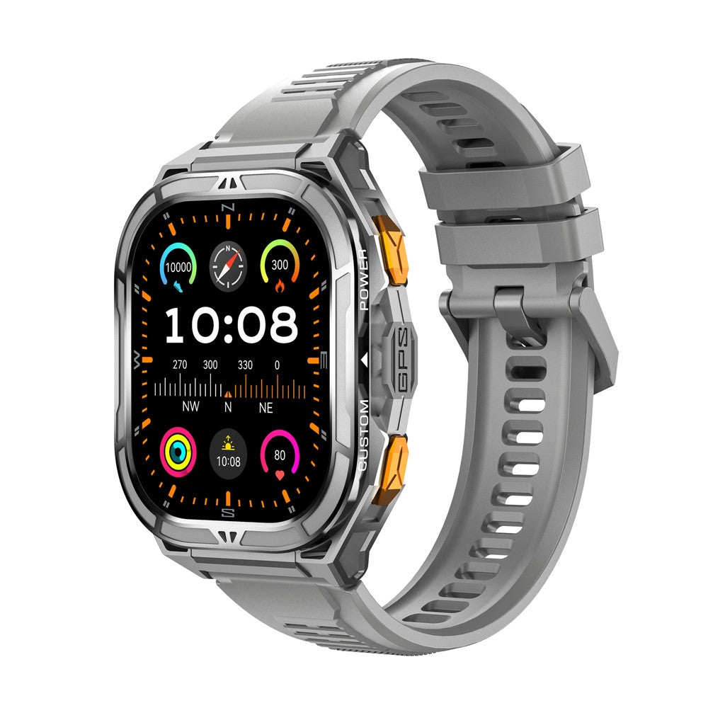 X5 GPS Sports Watch 1.96 Inch AMOLED Screen Heart Rate Monitor 5 ATM Waterproof Smart Watch