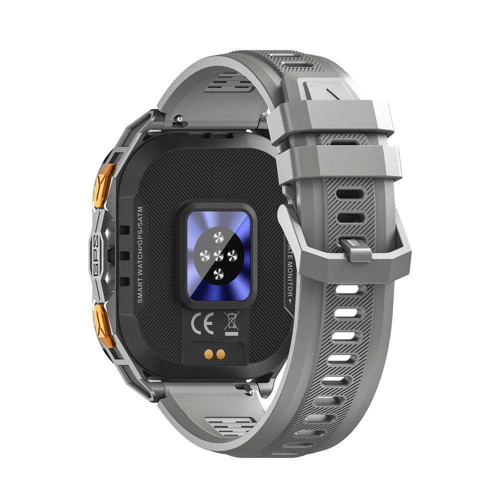 X5 GPS Sports Watch 1.96 Inch AMOLED Screen Heart Rate Monitor 5 ATM Waterproof Smart Watch