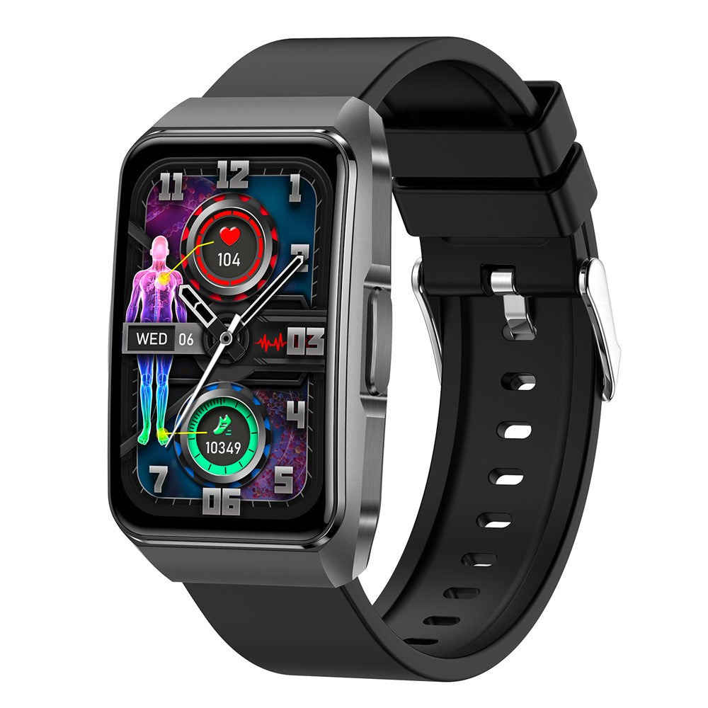 ET650 Silicone Strap Smart Bracelet Body Temperature Health Monitor Bluetooth-Compatible Call Smart Watch