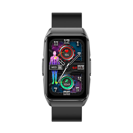 ET650 Silicone Strap Smart Bracelet Body Temperature Health Monitor Bluetooth-Compatible Call Smart Watch