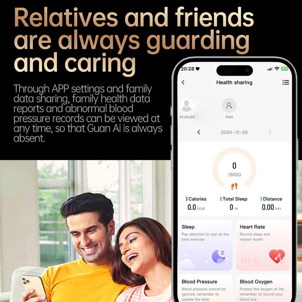 ET650 Silicone Strap Smart Bracelet Body Temperature Health Monitor Bluetooth-Compatible Call Smart Watch