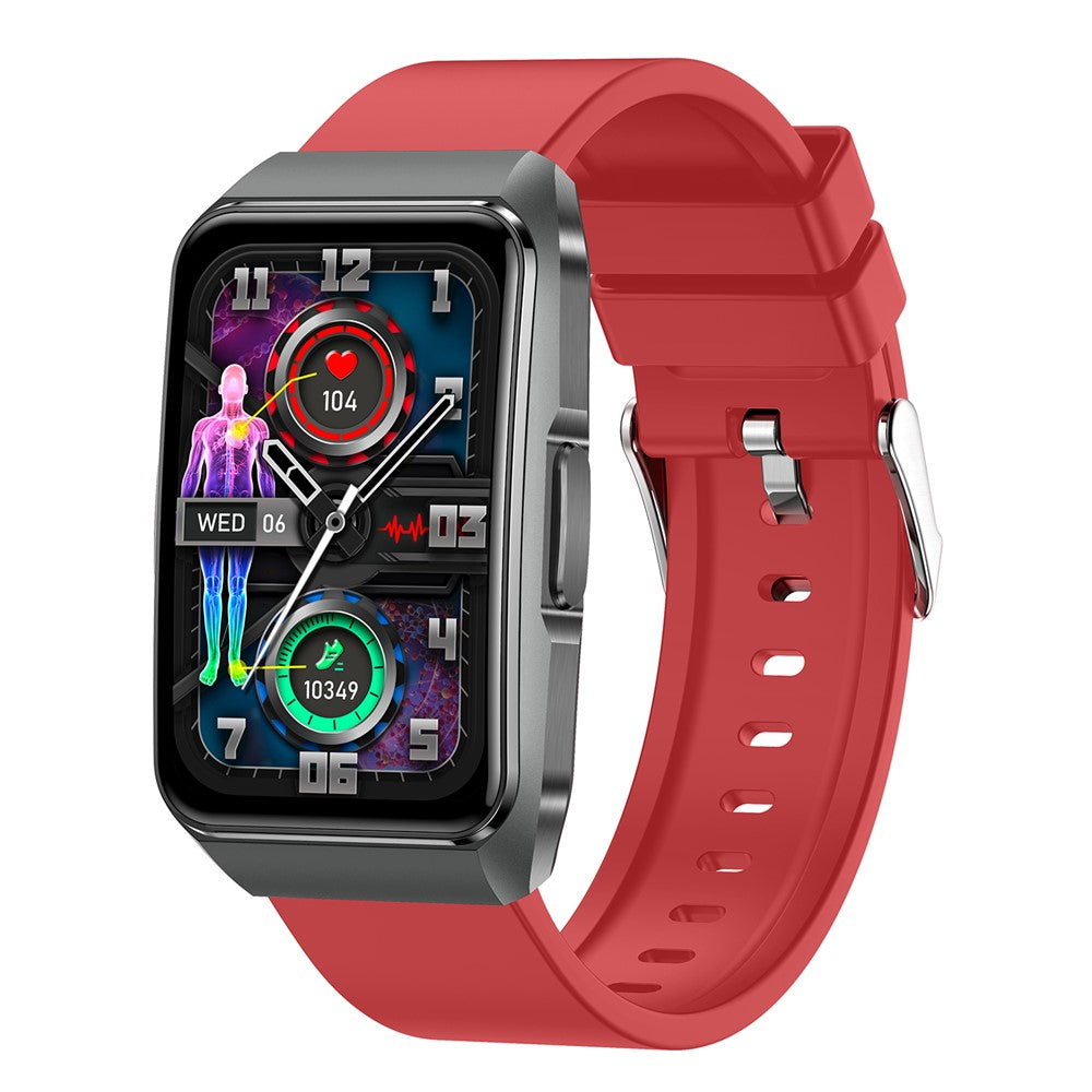 ET650 Silicone Strap Smart Bracelet Body Temperature Health Monitor Bluetooth-Compatible Call Smart Watch