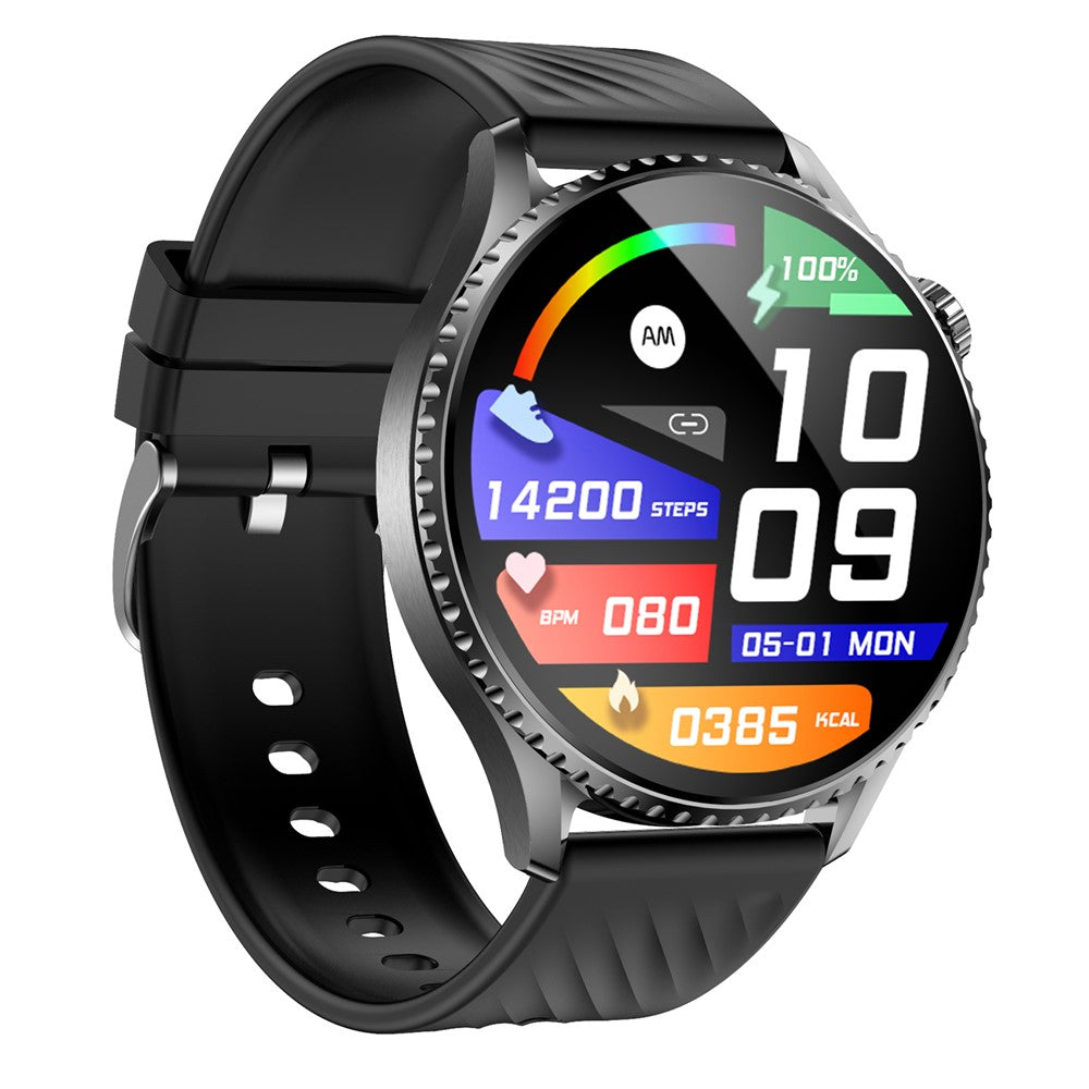 MT800 ECG Smart Watch 1.56 Inch AMOLED Curved Screen Bluetooth-Compatible Calling Heart Rate Monitor Watch