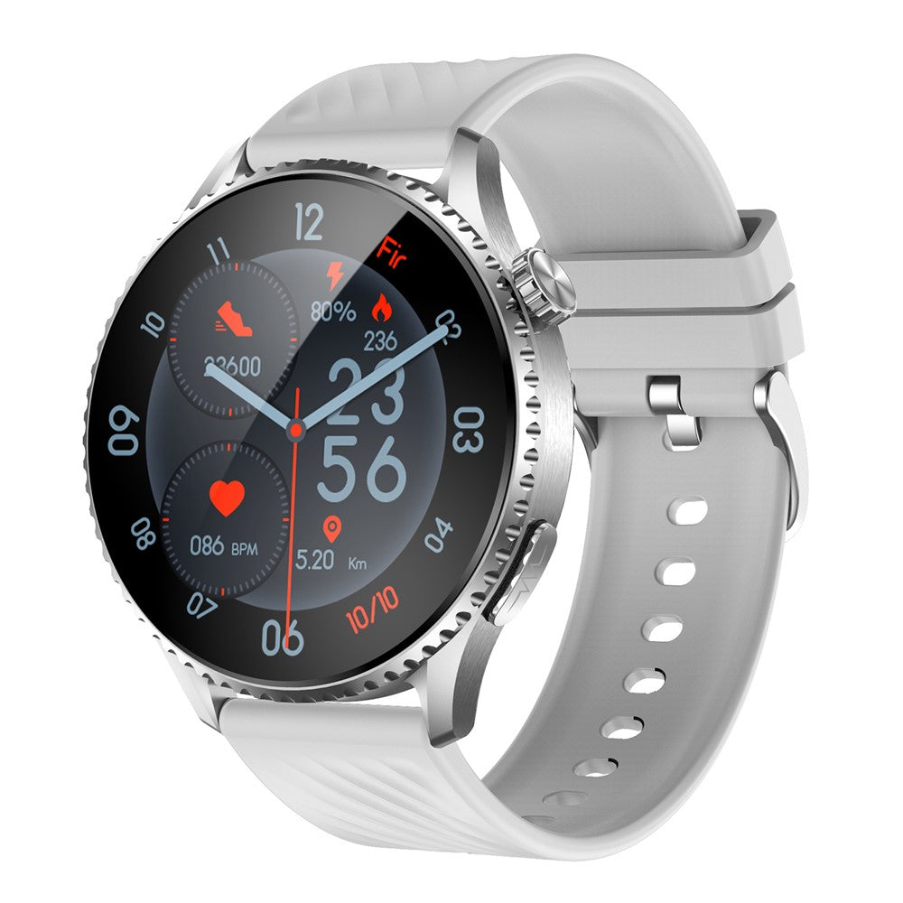 MT800 ECG Smart Watch 1.56 Inch AMOLED Curved Screen Bluetooth-Compatible Calling Heart Rate Monitor Watch