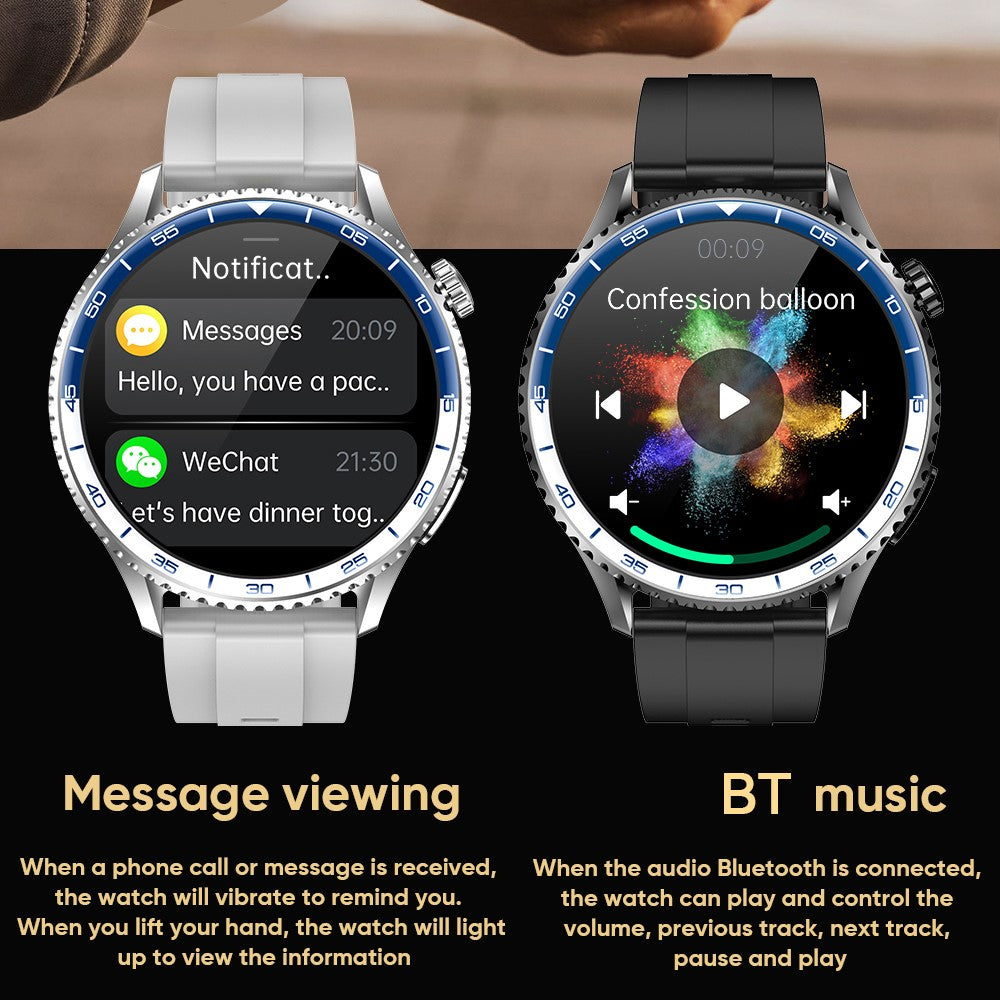 MT900 ECG Smart Watch 1.56 AMOLED Display Alipay Bluetooth-Compatible Calling Health Monitor Sport Watch