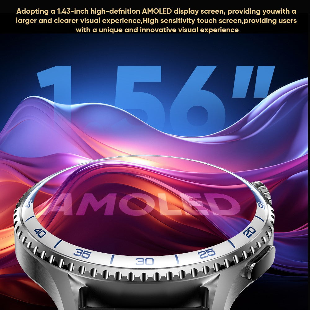 MT900 ECG Smart Watch 1.56 AMOLED Display Alipay Bluetooth-Compatible Calling Health Monitor Sport Watch