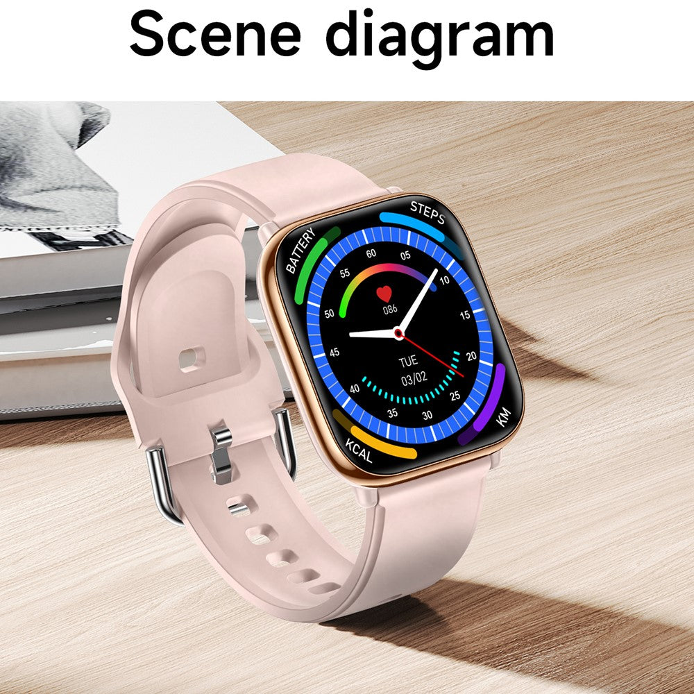 T59 1.75 Inch AMOLED Screen Smartwatch Bluetooth-Compatible Calling Health Monitoring Sport Watch