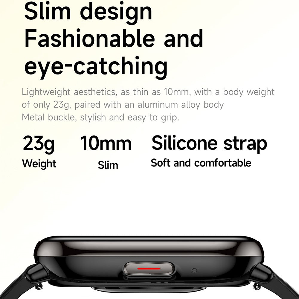 T59 1.75 Inch AMOLED Screen Smartwatch Bluetooth-Compatible Calling Health Monitoring Sport Watch