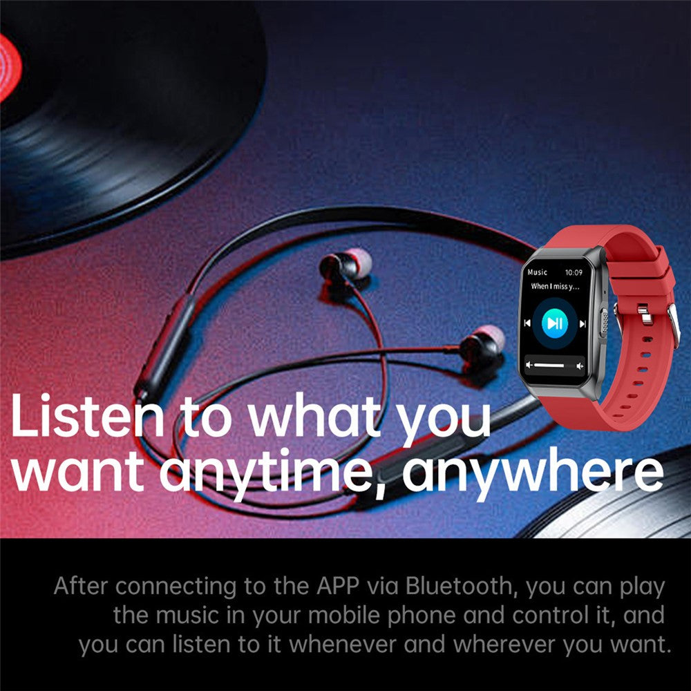 T69 Smart Wristband Fitness Tracker Curved Screen Bluetooth-Compatible Call Health Monitor Sports Bracelet