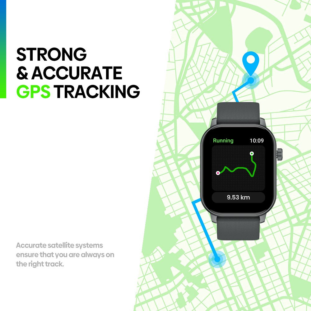 ZEBLAZE GTS 3 GPS 2.01 Inch Smart Watch Health Monitor Bluetooth-Compatible Calling GPS Positioning Sport Watch