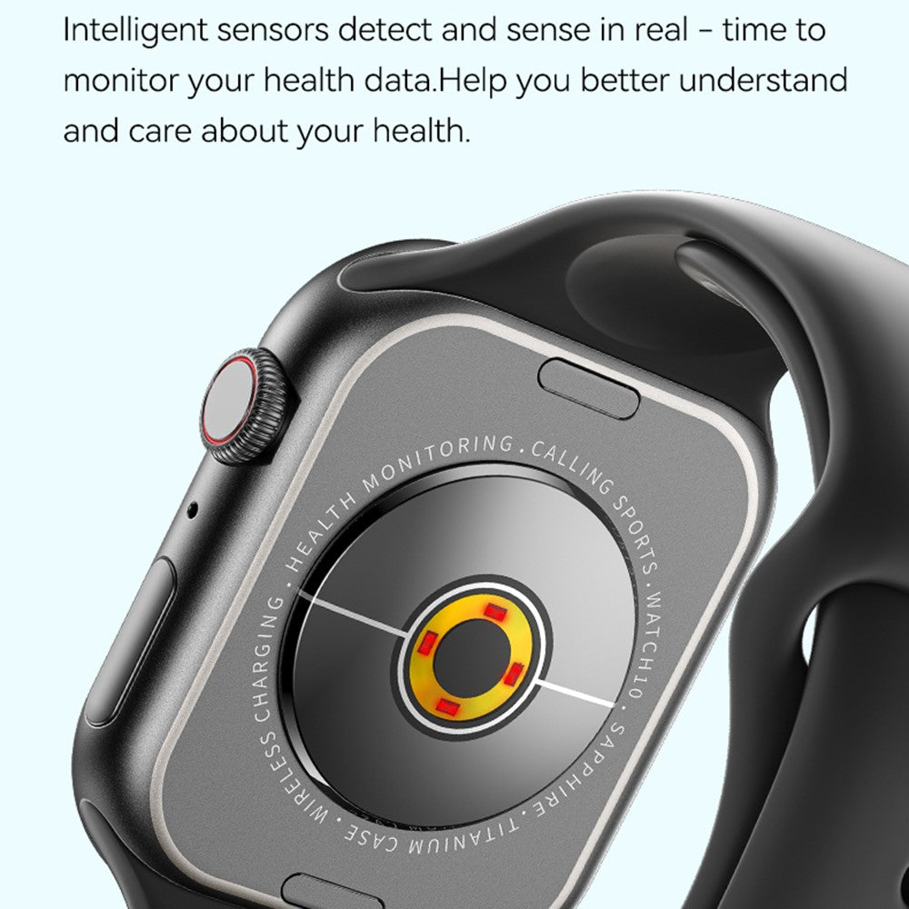 WEKOME WH-08 Smart Watch BT 5.4 2.01 Inch HD Screen Health Monitor Multi-Language Support NFC