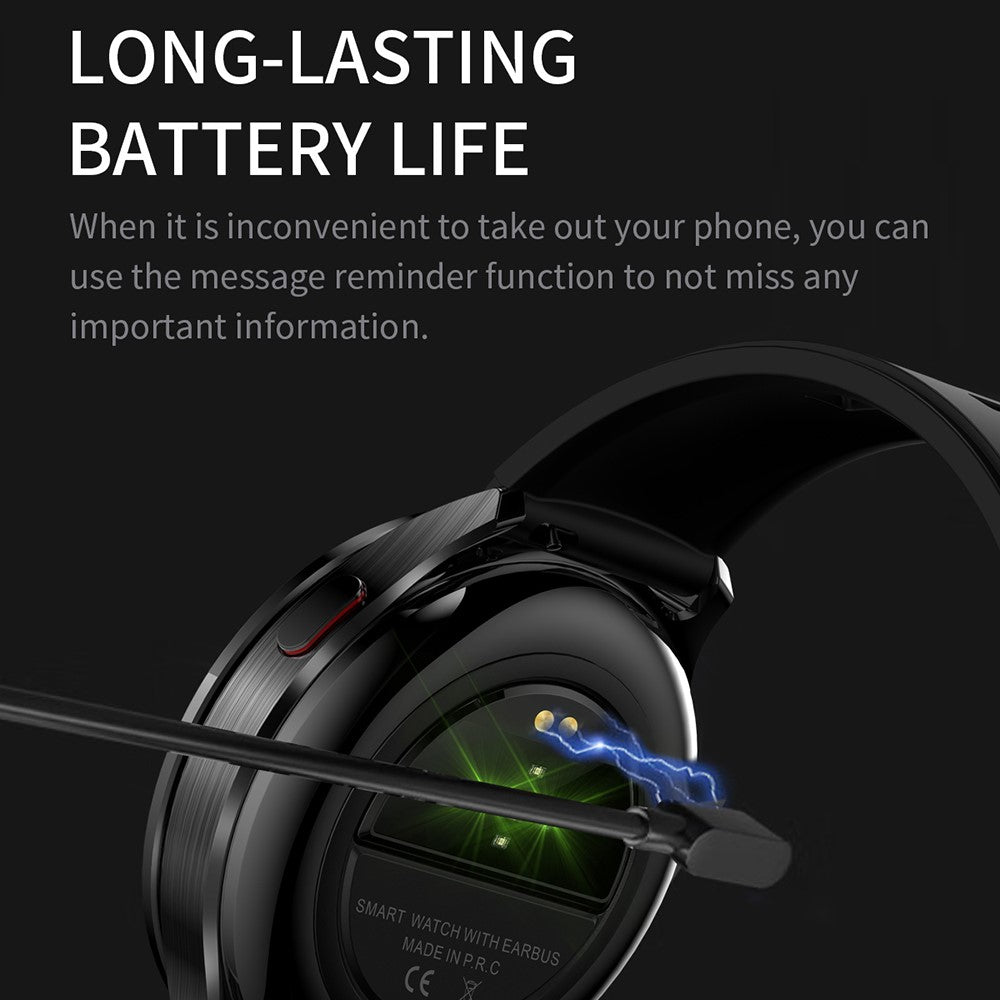 T97 2 in 1 Smart Watch with Wireless Earbuds Bluetooth-Compatible Call Health Monitoring Sports Waterproof Watch