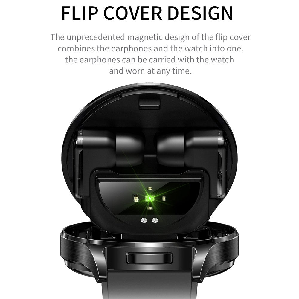 T97 2 in 1 Smart Watch with Wireless Earbuds Bluetooth-Compatible Call Health Monitoring Sports Waterproof Watch