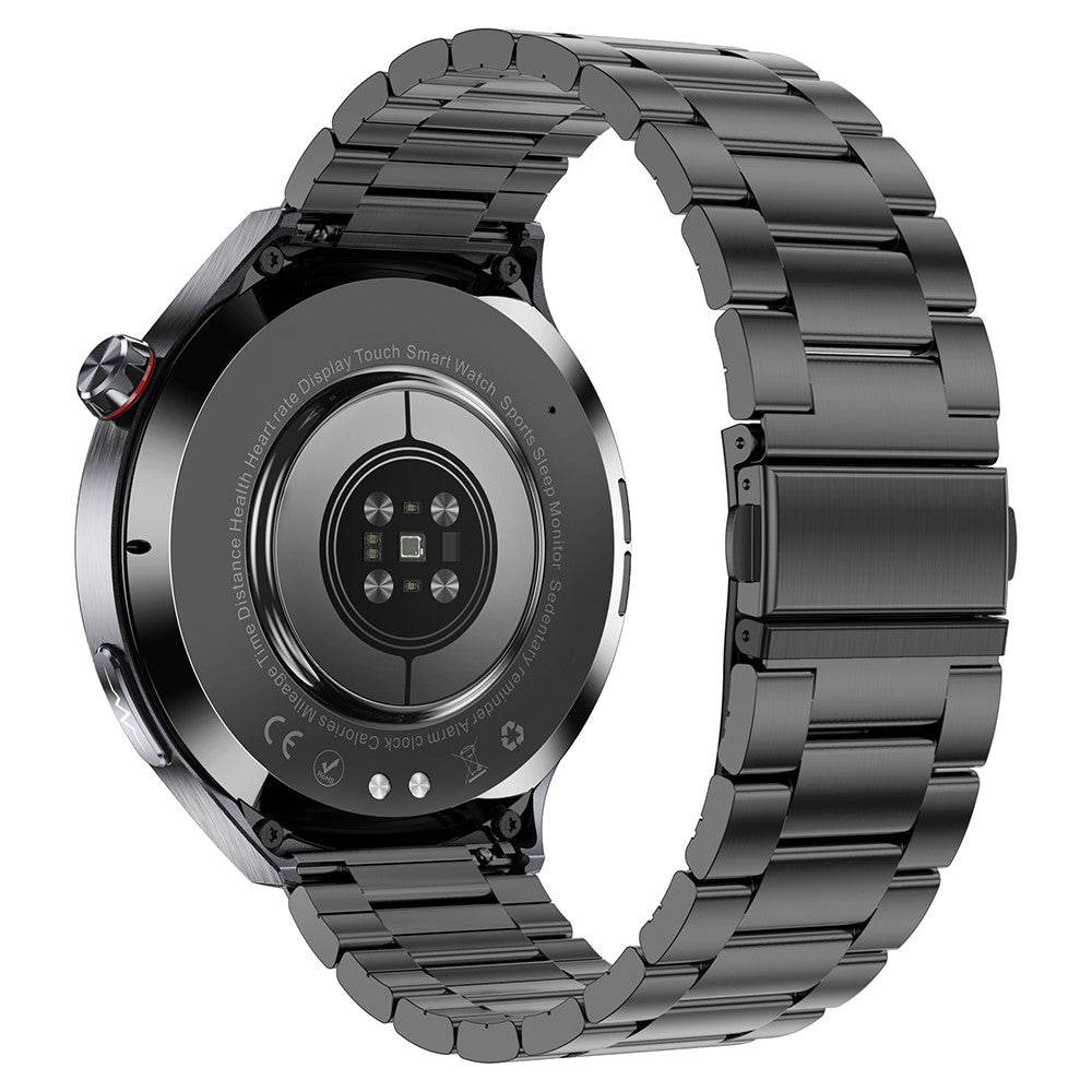ET475 1.73 Inch AMOLED Screen Smart Watch ECG Health Monitor Bluetooth-Compatible Calling Watch, Steel Strap