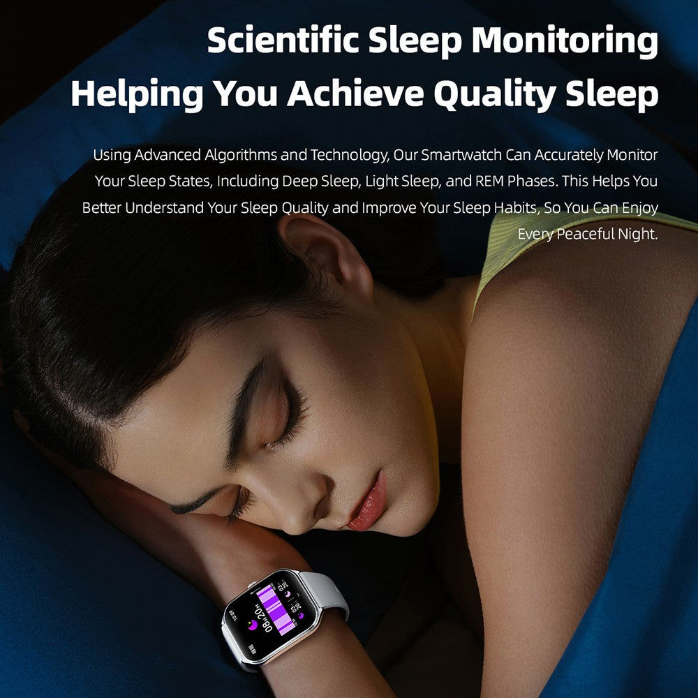MT61 Ultra Thin Smart Watch 1.96 Inch AMOLED Curved Screen Bluetooth-Compatible Calling Health Monitor, Steel Strap