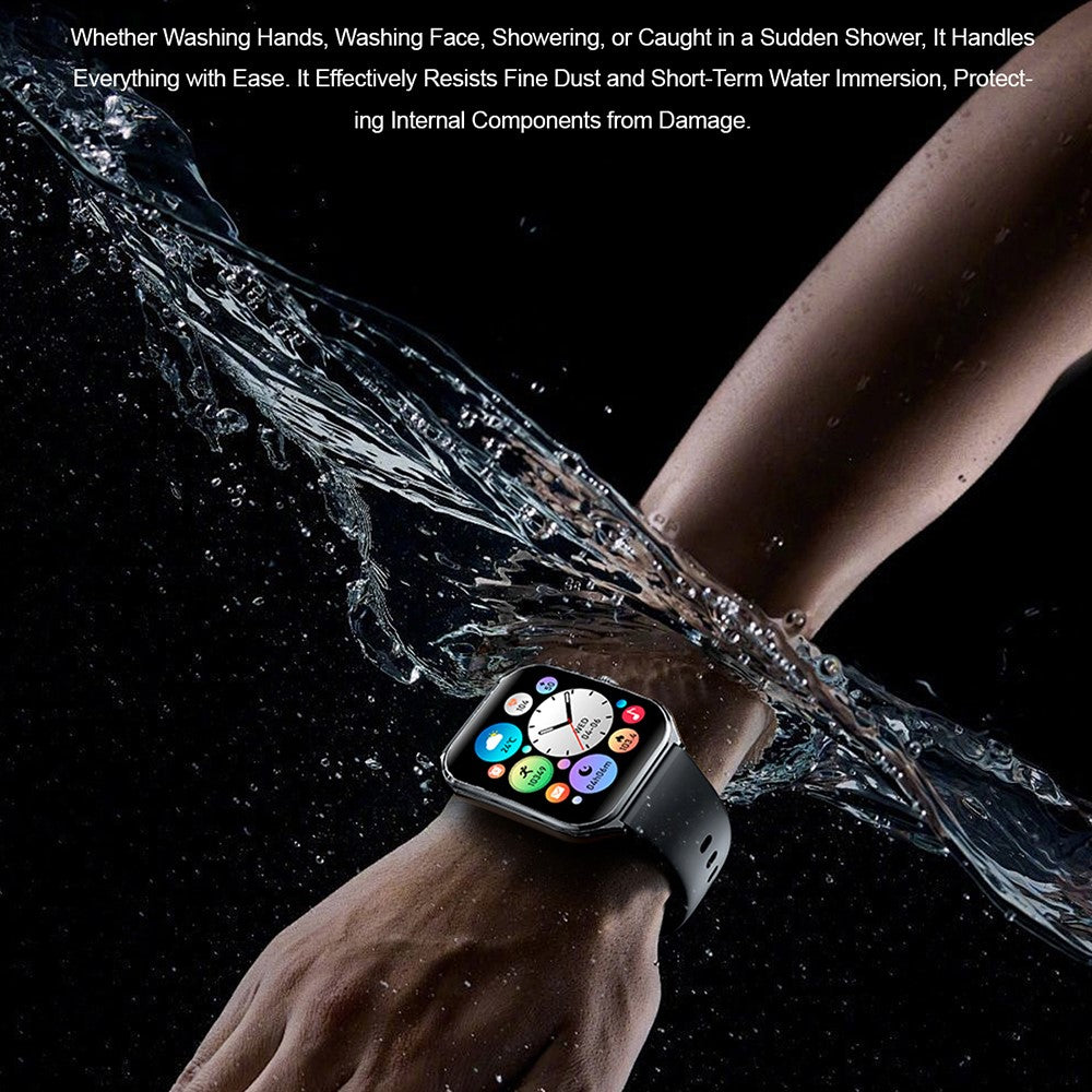 MT61 Ultra Thin Smart Watch 1.96 Inch AMOLED Curved Screen Bluetooth-Compatible Calling Health Monitor, Steel Strap