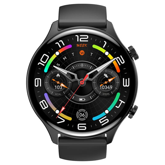 HK75 Ultra Thin Smart Watch AMOLED Screen Bluetooth-Compatible Calling NFC Waterproof Health Monitor Sports Watch