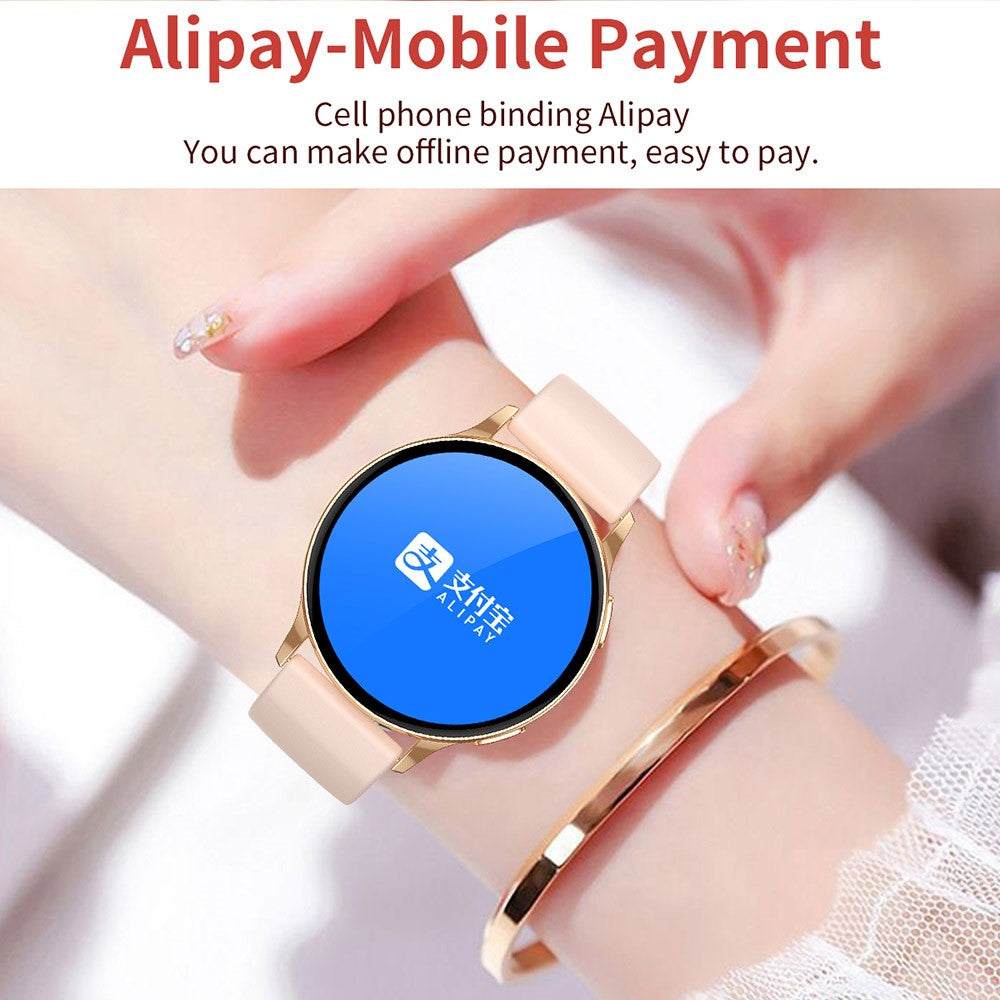 CY29 Women Smartwatch 1.32 Inch AMOLED Round Screen Bluetooth-Compatible Calling Heart Rate Monitor Watch