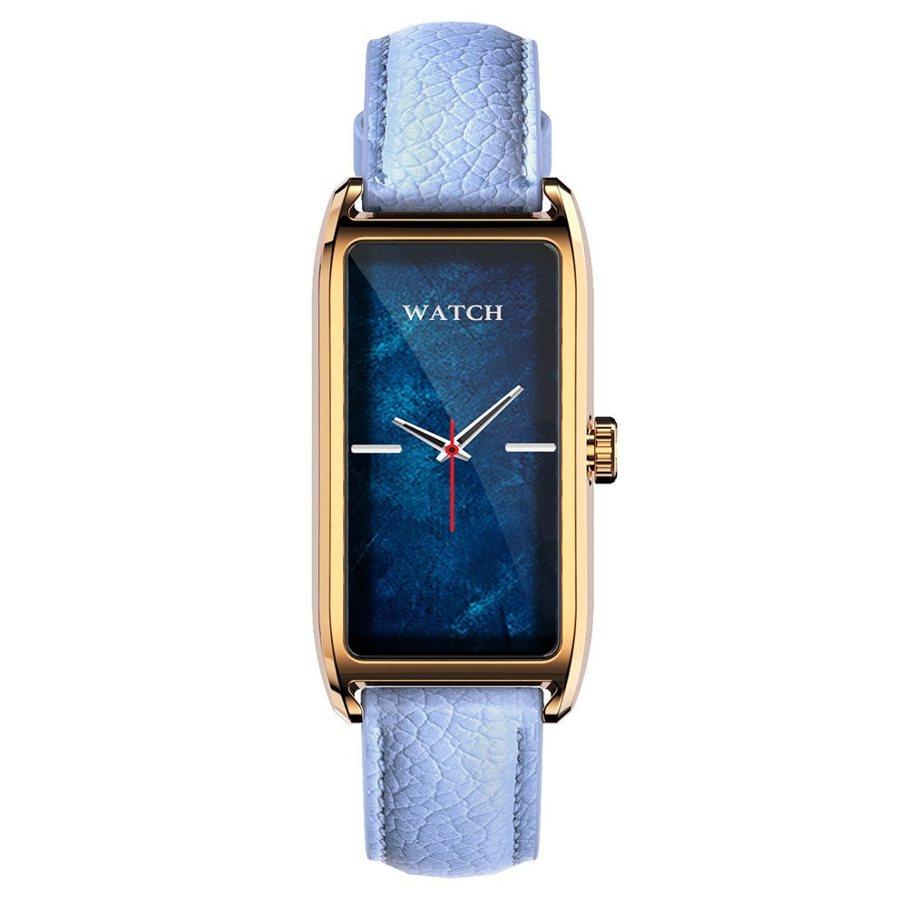 Dora T Smart Watch for Women Fitness Tracker IP68 Waterproof Heart Rate Monitor Smartwatch, Leather Band