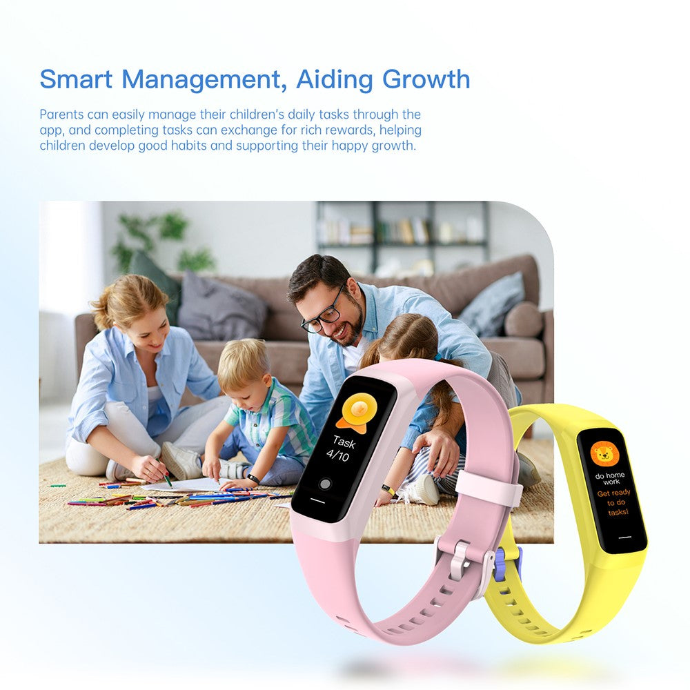 Wish 3 Children Smart Watch Reward System Parent Control App Exercise Monitoring Smart Wristband