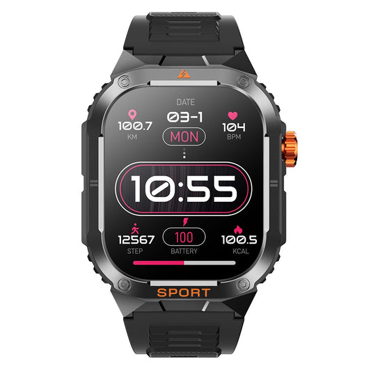 D16 Smart Watch Multifunctional Bluetooth-Compatible Calling Waterproof Pedometer Fitness Tracker for Men