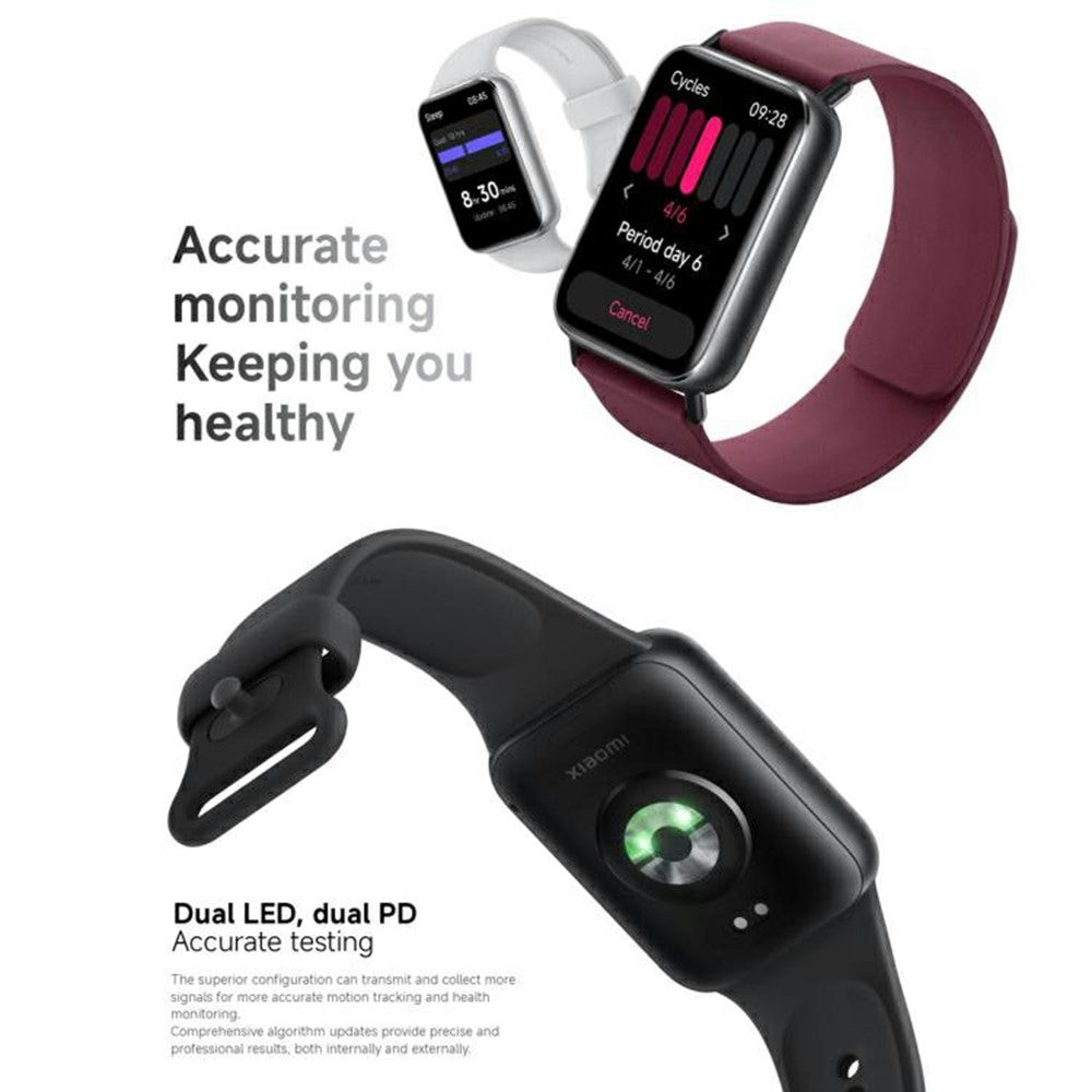 XIAOMI M2401B1 Smart Band 9 Pro 1.74 Inch AMOLED Screen Fitness Tracker Heart Rate Monitor Watch with TPU Strap
