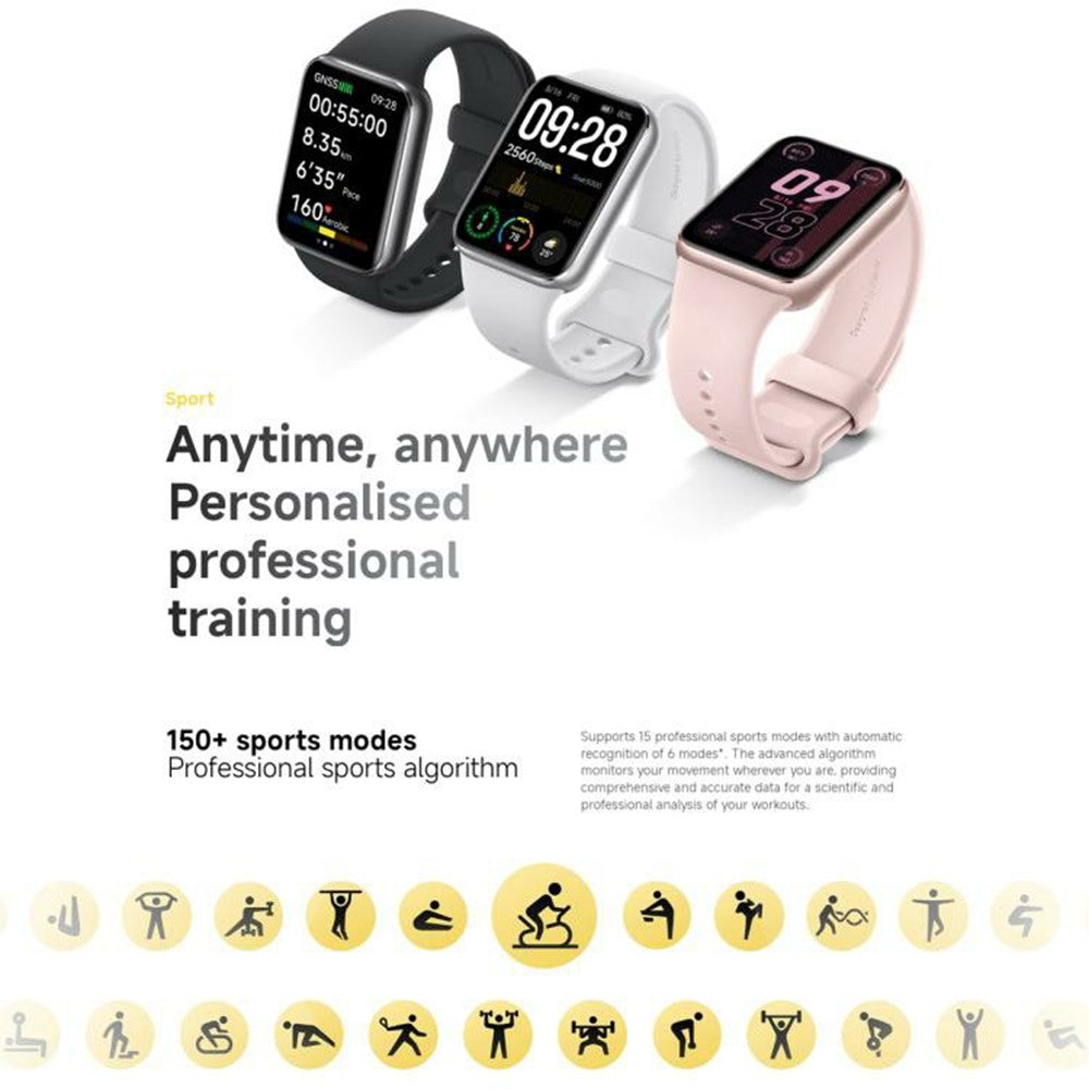 XIAOMI M2401B1 Smart Band 9 Pro 1.74 Inch AMOLED Screen Fitness Tracker Heart Rate Monitor Watch with TPU Strap