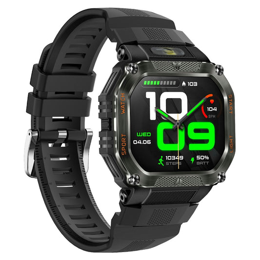 HT34 Outdoor Sports Smartwatch Fitness Tracker Waterproof 30M with Heart Rate / Blood Oxygen / Sleep Monitoring