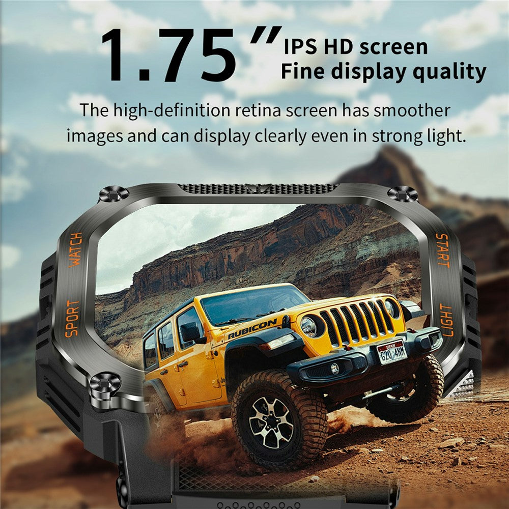 HT34 Outdoor Sports Smartwatch Fitness Tracker Waterproof 30M with Heart Rate / Blood Oxygen / Sleep Monitoring