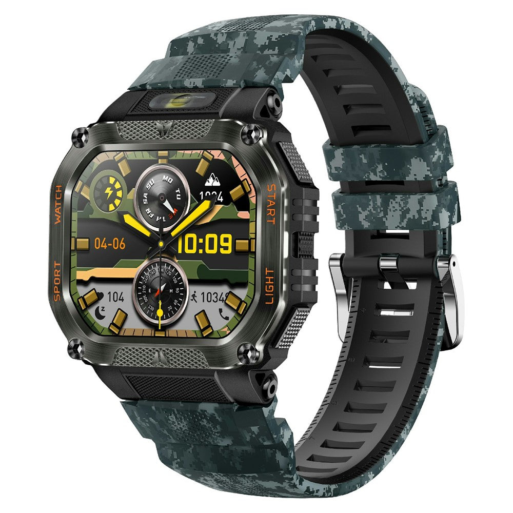 HT34 Outdoor Sports Smartwatch Fitness Tracker Waterproof 30M with Heart Rate / Blood Oxygen / Sleep Monitoring
