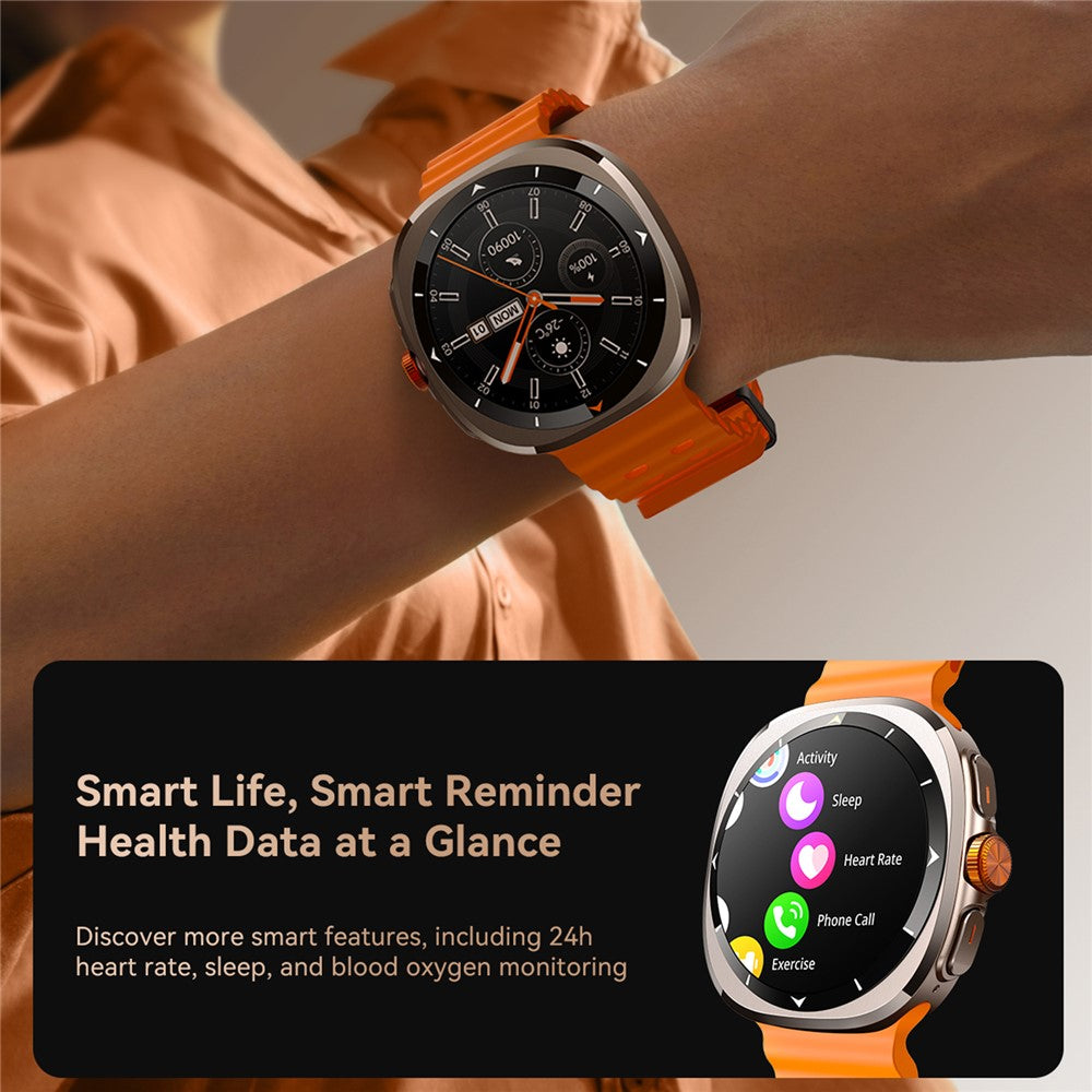 JOYROOM JR-FV2 Bluetooth-Compatible Smartwatch Zinc Alloy Waterproof Watch with Calling Function AMOLED Display
