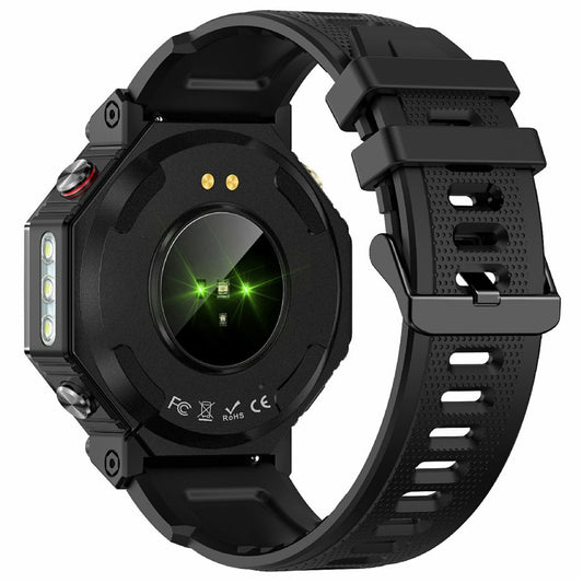 KC91 1.39 Inch HD Screen Outdoor Smart Watch Built In GPS Sports Tracker Heart Rate Monitor with Altimeter / Barometer / Compass
