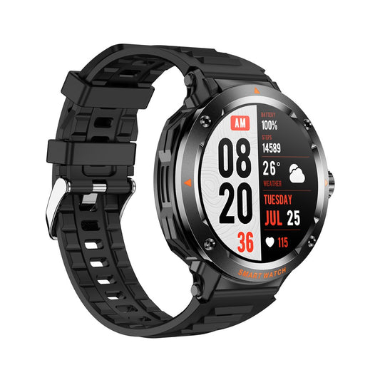 D13 Silicone Strap Smart Watch with Bluetooth-Compatible Earbuds 2 in 1 Fitness Tracker Touchscreen Smartwatch