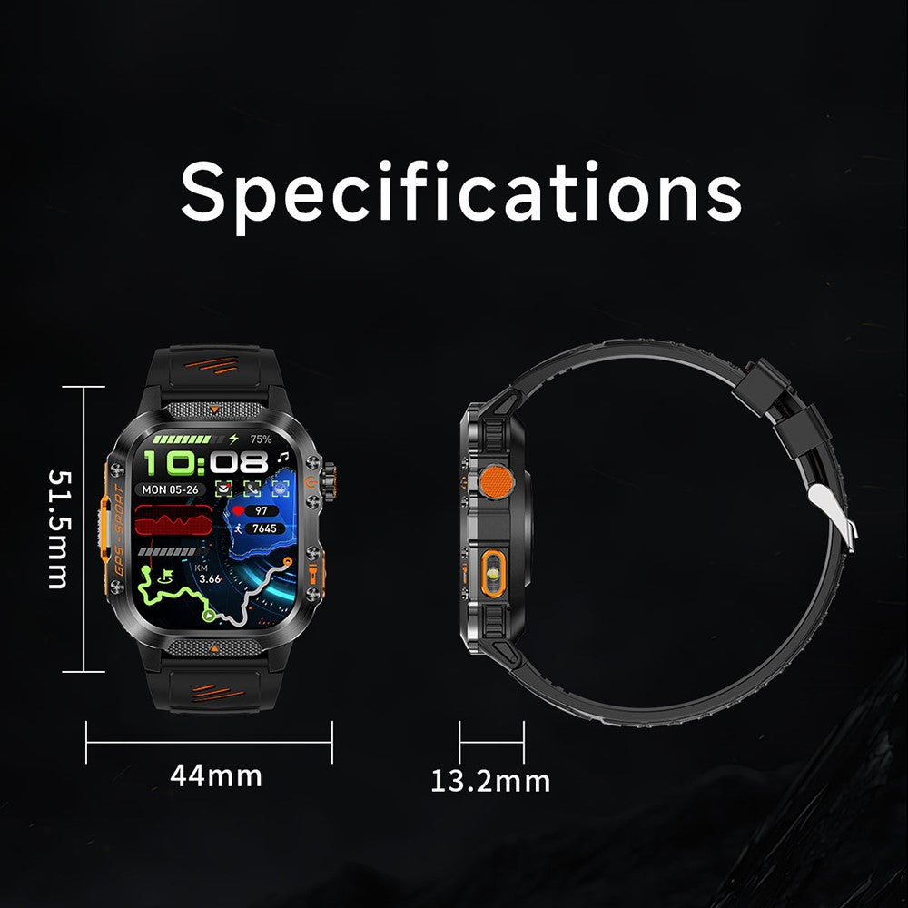 HT36 GPS Smartwatch Precise Positioning Outdoor Sports Fitness Tracker Waterproof Smart Watch
