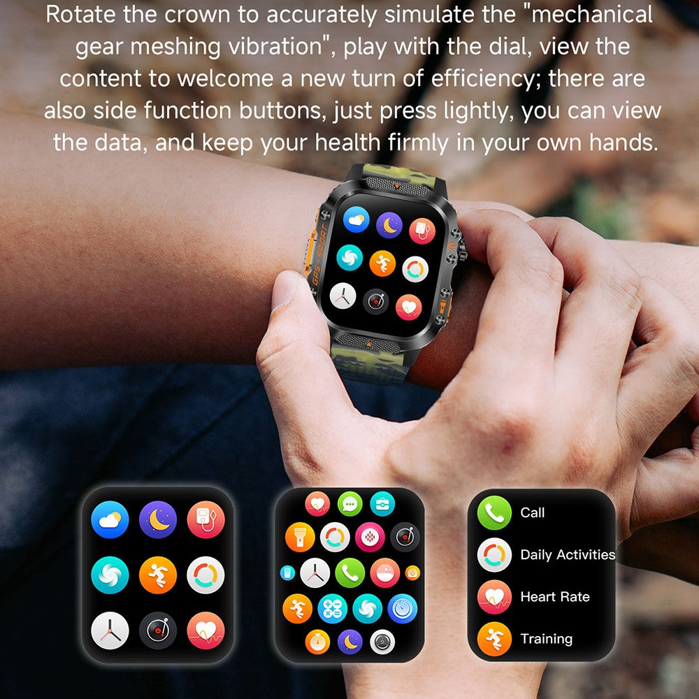 HT36 GPS Smartwatch Precise Positioning Outdoor Sports Fitness Tracker Waterproof Smart Watch