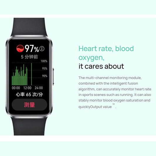 HUAWEI Band 10 1.47 Inch AMOLED Smart Bracelet Fitness Tracker Aluminum Alloy Case Health Monitoring Smart Wristband