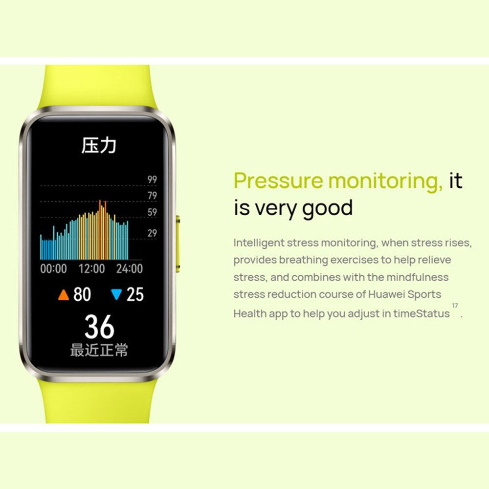 HUAWEI Band 10 1.47 Inch AMOLED Smart Bracelet Fitness Tracker Aluminum Alloy Case Health Monitoring Smart Wristband