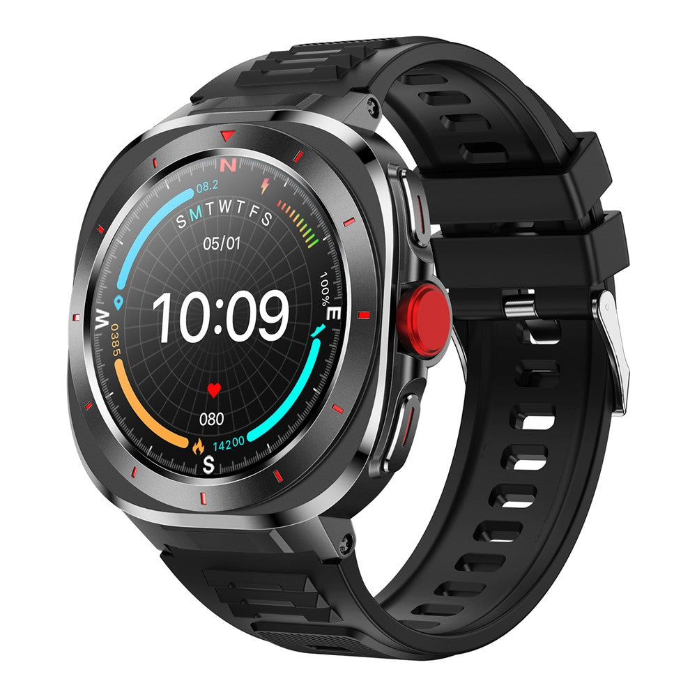 GE33 1.39 Inch Smart Watch Bluetooth-Compatible Call Health Monitor Sports Tracker Wrist Watch