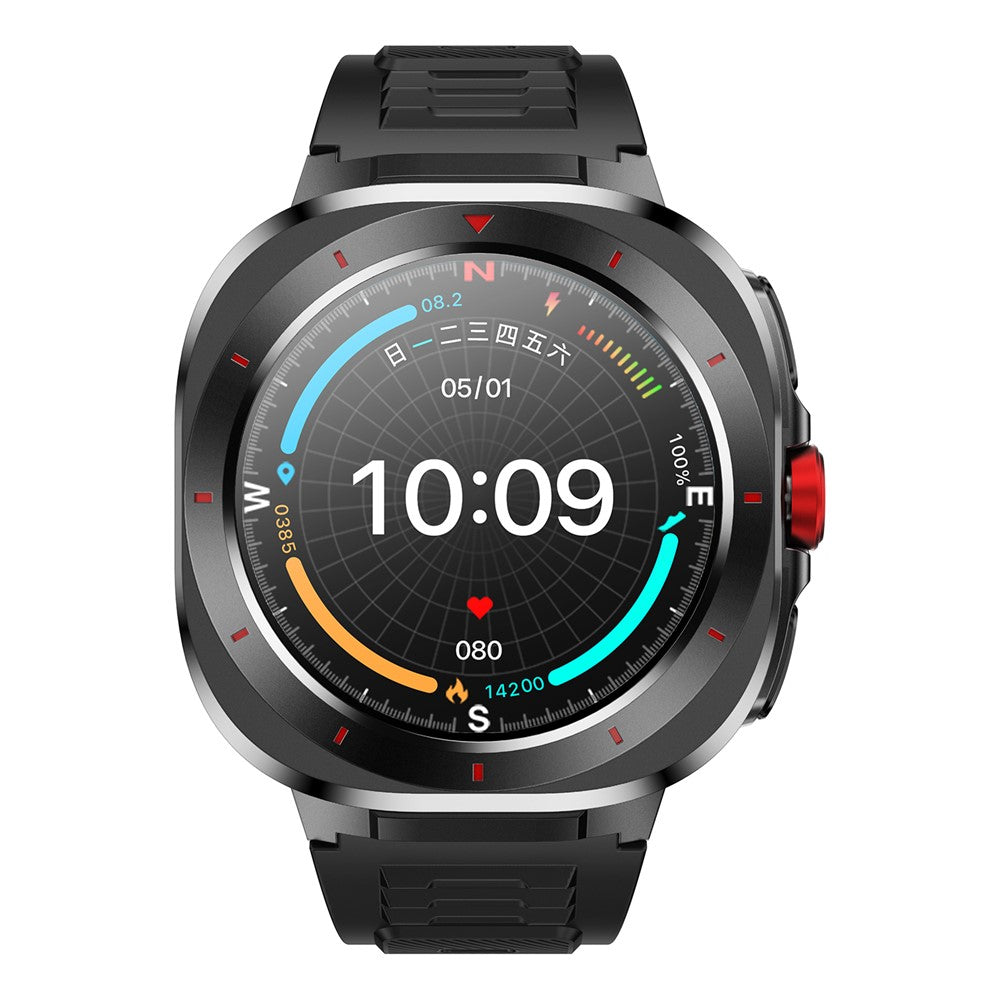 GE33 1.39 Inch Smart Watch Bluetooth-Compatible Call Health Monitor Sports Tracker Wrist Watch