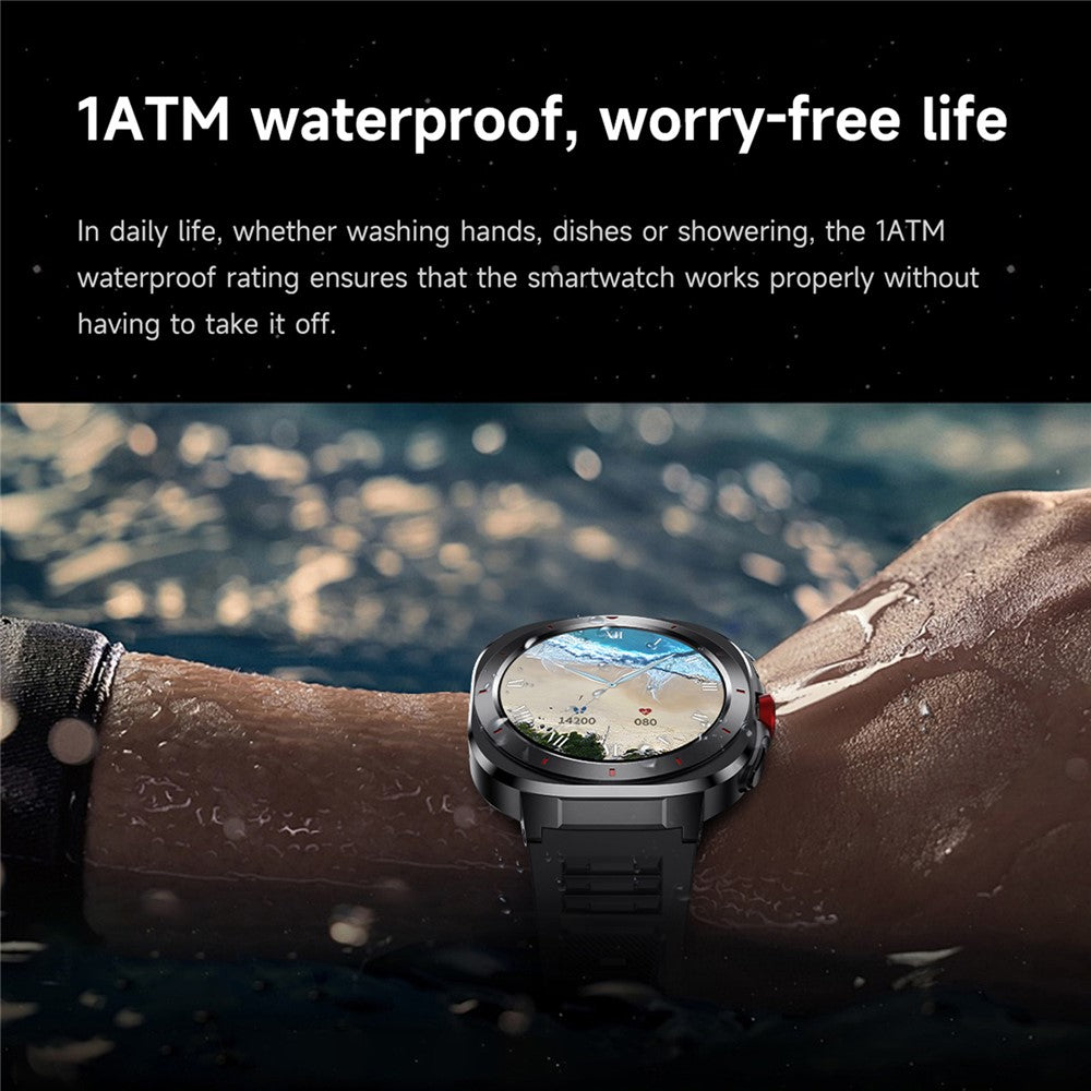GE33 1.39 Inch Smart Watch Bluetooth-Compatible Call Health Monitor Sports Tracker Wrist Watch