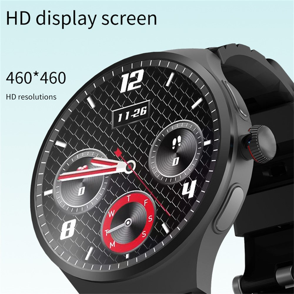 VP50 1.75 Inch AMOLED Screen Android 4G LTE Smart Watch Heart Rate Monitor Fitness Tracker, with 32GB Storage