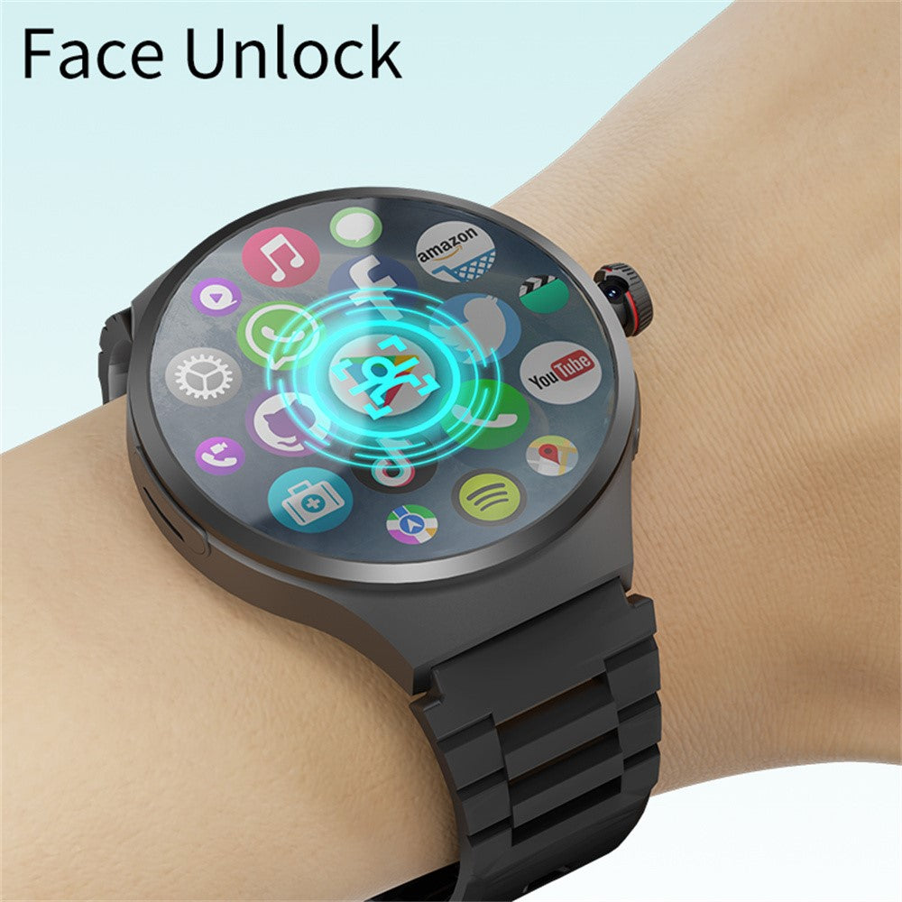 VP50 1.75 Inch AMOLED Screen Android 4G LTE Smart Watch Heart Rate Monitor Fitness Tracker, with 32GB Storage