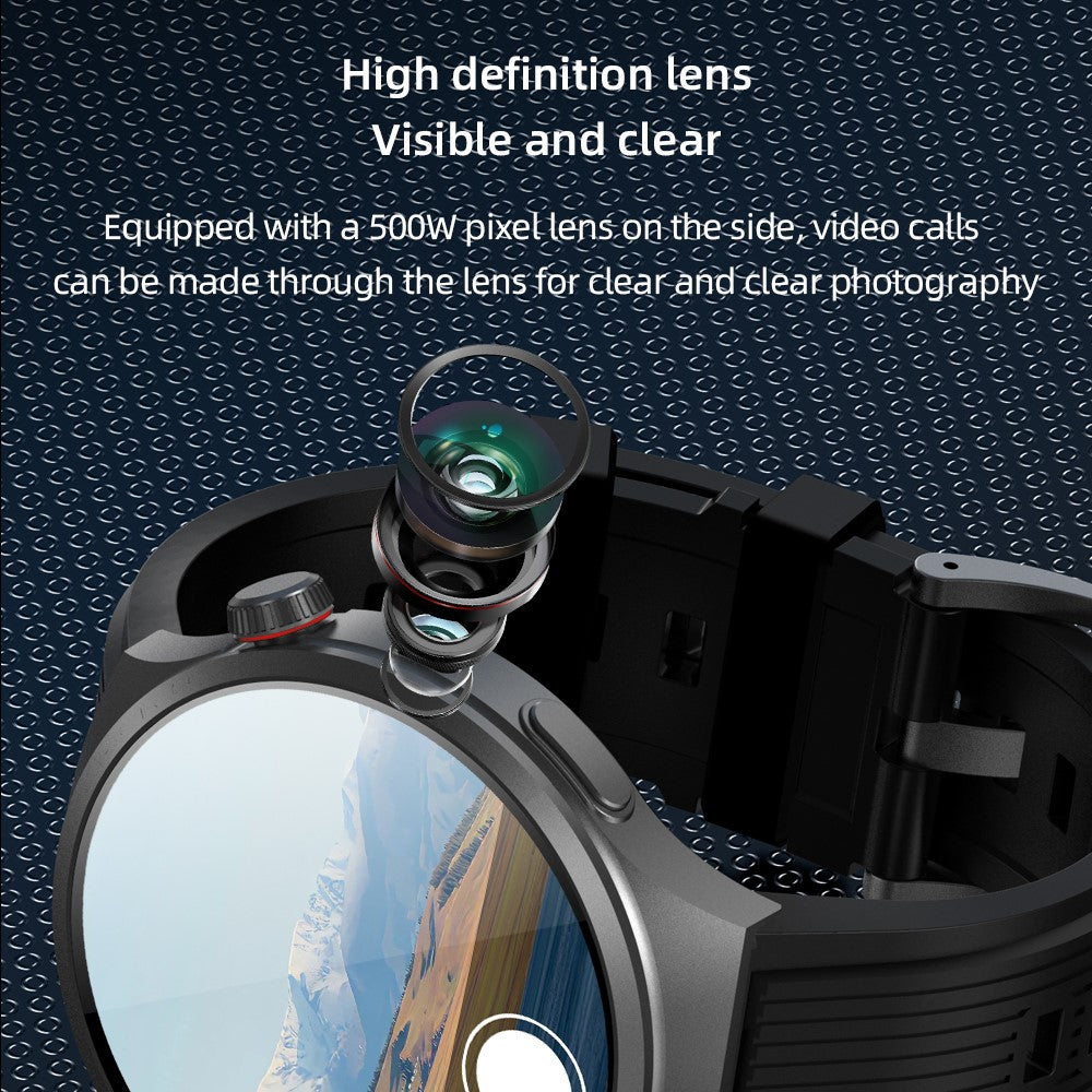 VP30 Android 4G LTE Smartwatch 1.75 Inch AMOLED Display 3GB+32GB Quad-Core Processor Camera Smart Watch