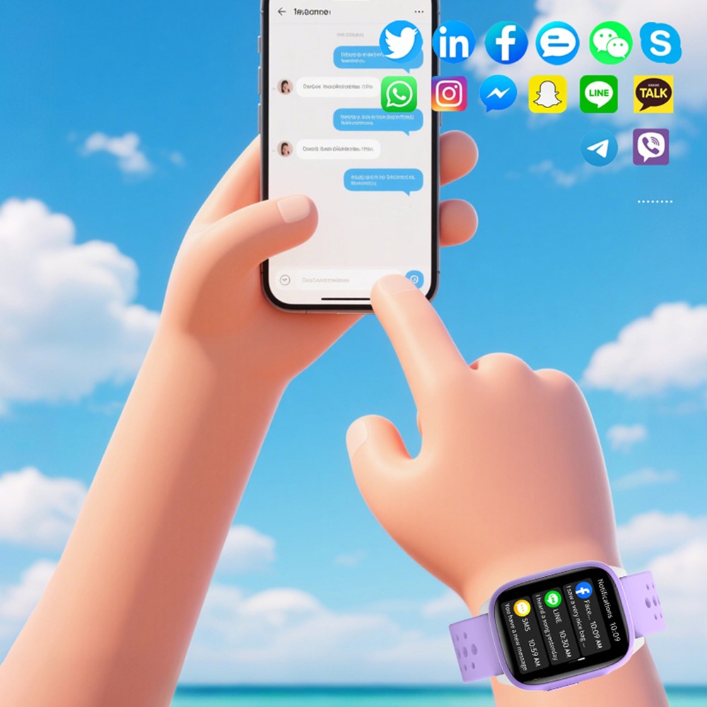 W97 Kids Educational Games Smart Watch Fitness Tracker 100+ Sports Modes Wristwatch