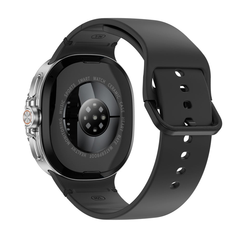 HD8C Smart Watch Rotating Bezel Metal Case 3ATM Waterproof WeChat Pay Sports Fitness Tracker Watch