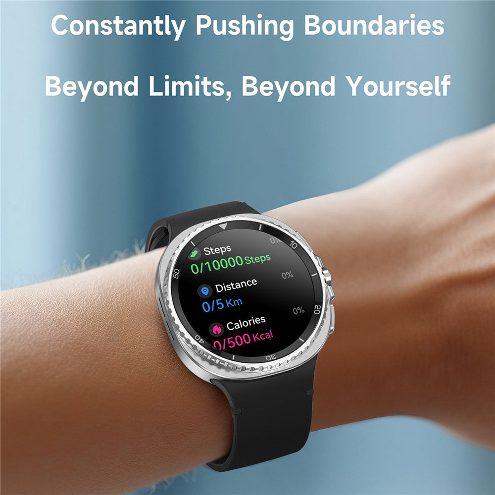 HD8C Smart Watch Rotating Bezel Metal Case 3ATM Waterproof WeChat Pay Sports Fitness Tracker Watch