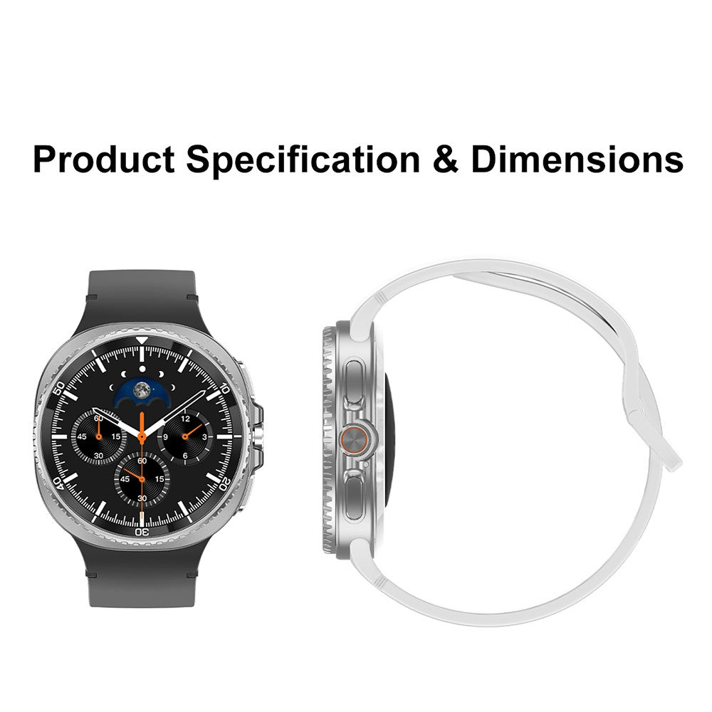 HD8C Smart Watch Rotating Bezel Metal Case 3ATM Waterproof WeChat Pay Sports Fitness Tracker Watch