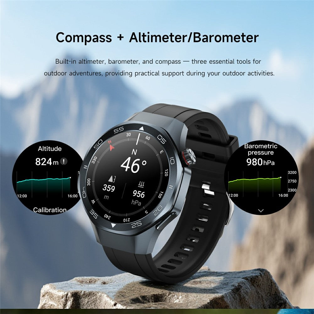 C10 1.53 Inch Smart Watch GPS Tracking Health Monitoring Bluetooth-compatible Calling Fitness Watch
