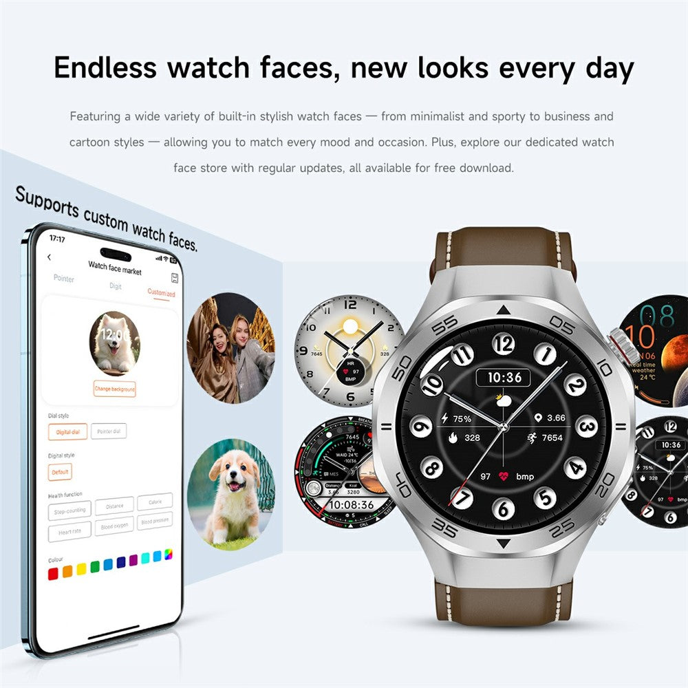 C10 1.53 Inch Smart Watch GPS Tracking Health Monitoring Bluetooth-compatible Calling Fitness Watch