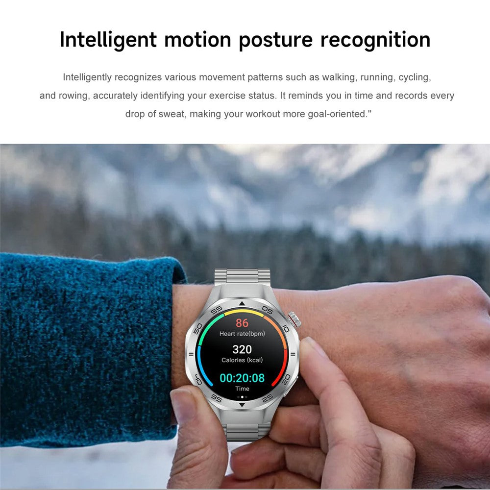 C10 1.53 Inch Smart Watch GPS Tracking Health Monitoring Bluetooth-compatible Calling Fitness Watch